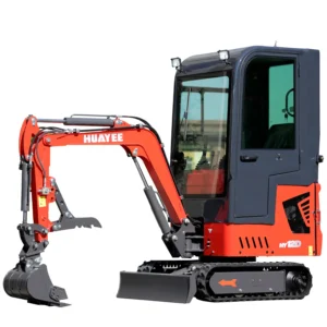HUAYEE HY12D: Mini Excavator with Cab & Advanced Hydraulics (B&S Engine)