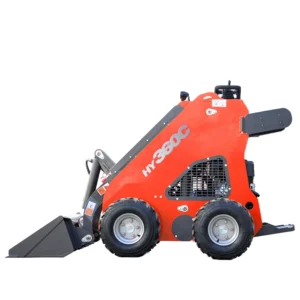HUAYEE HY360C: Stand-On Mini Skid Steer Loader, 13.5HP B&S Gasoline Engine